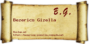 Bezerics Gizella névjegykártya